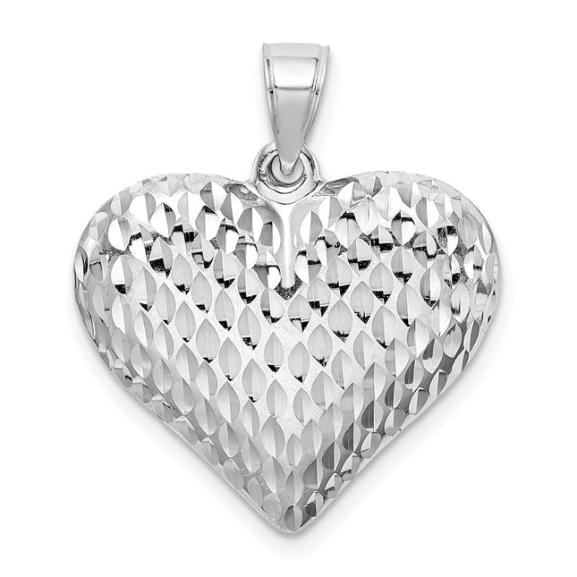 Sterling silver heart pendant