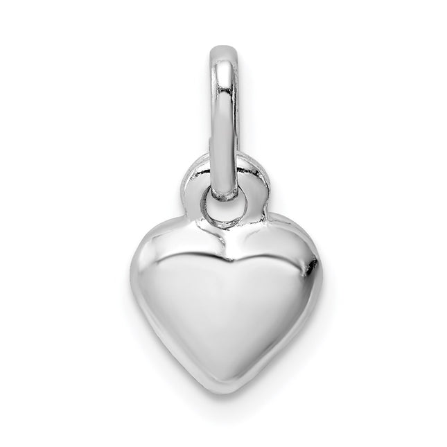 Sterling silver heart charm