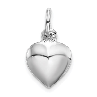 Sterling silver heart charm