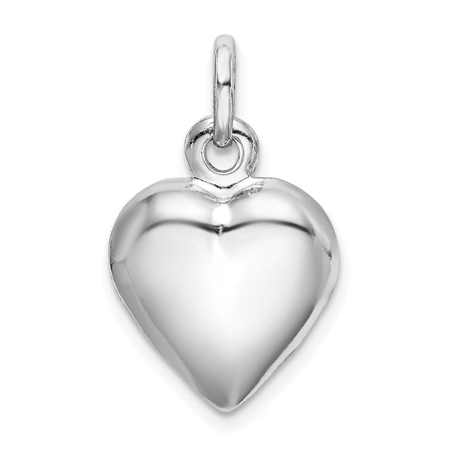 Sterling silver heart charm