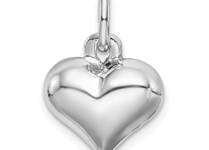 Sterling silver heart charm