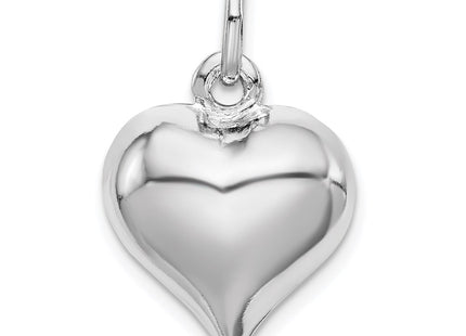 Sterling silver heart charm
