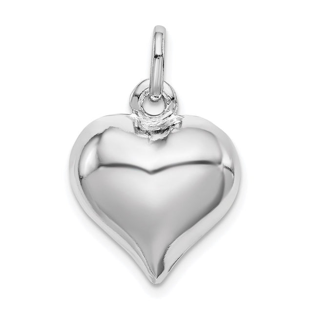 Sterling silver heart charm