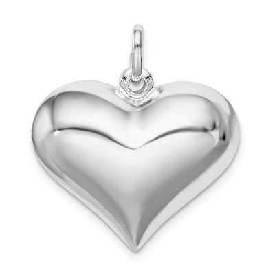 Sterling silver heart pendant
