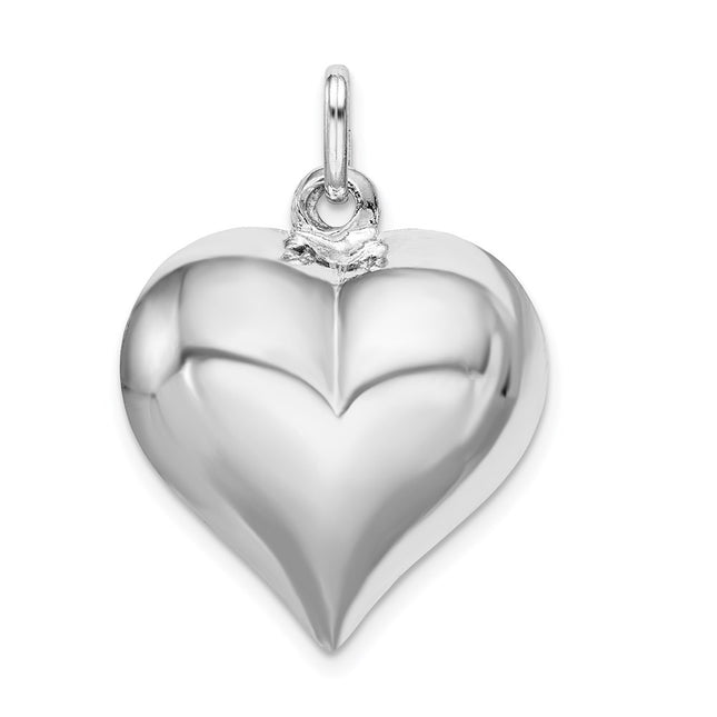 Sterling silver heart pendant