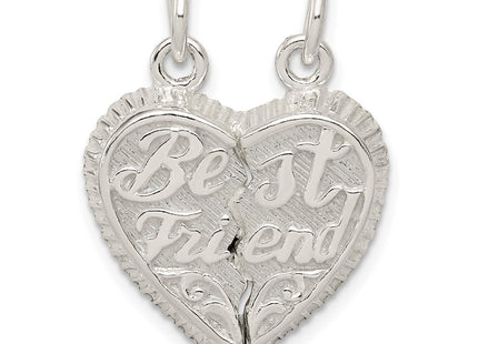 Sterling silver heart charm