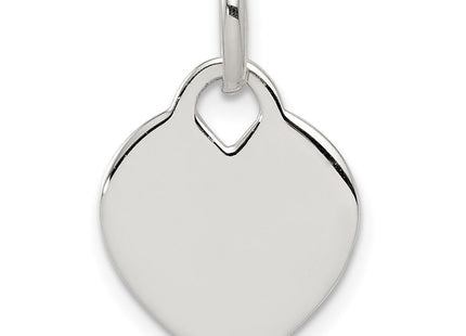 Sterling silver heart pendant