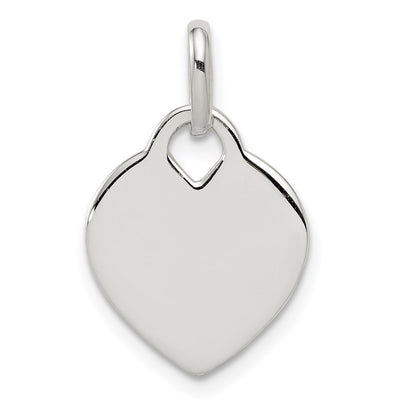 Sterling silver heart pendant