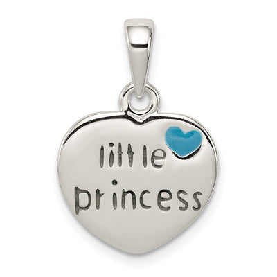 Sterling silver heart pendant