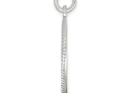 Sterling Silver Best Friend 2-piece break apart Heart Charm, 26 x 11mm