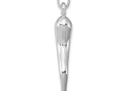 Sterling silver pendant, alternate view