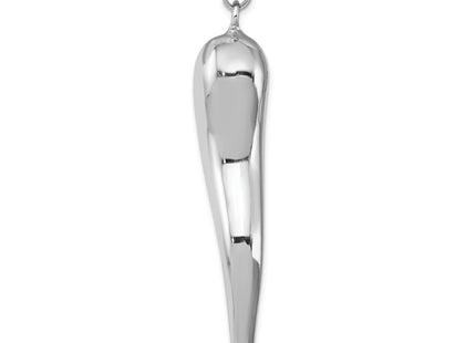 Sterling silver pendant, alternate view