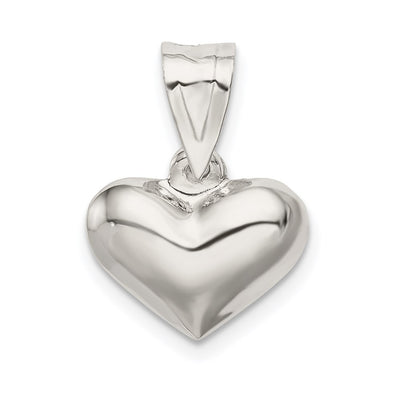 Sterling silver heart charm