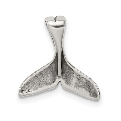 Sterling Silver Small Whale Tail Pendant