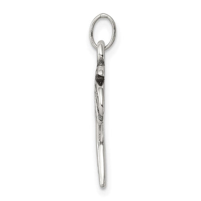 Sterling Silver Palm Tree Charm, 22 x 12mm