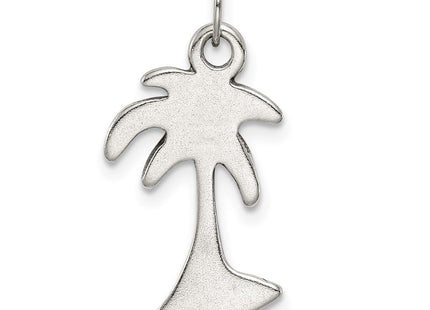 Sterling Silver Palm Tree Charm (Style QC6282)