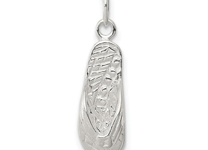 Sterling Silver Flip Flop Charm (Style QC6317)