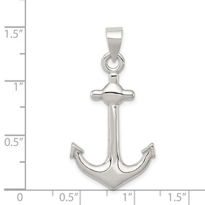 Sterling Silver Anchor Pendant