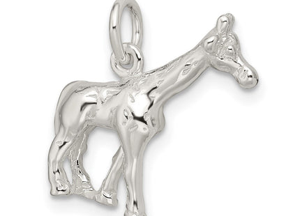 Sterling Silver Giraffe Charm (Style QC6365)