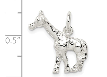 Sterling Silver Giraffe Charm (Style QC6365)