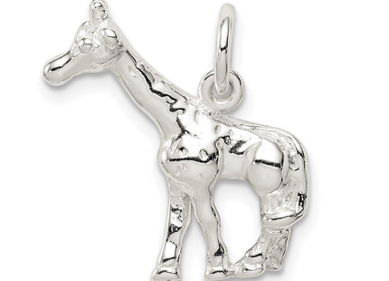 Sterling Silver Giraffe Charm (Style QC6365)
