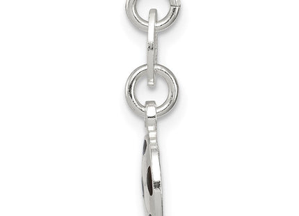 Sterling Silver Enameled Soccer Ball Charm (Style QC6476)