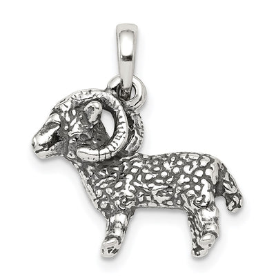 Sterling silver zodiac pendant