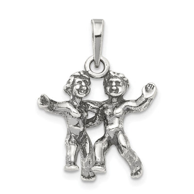Sterling silver zodiac pendant