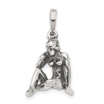 Sterling silver zodiac pendant