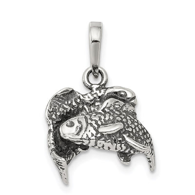 Sterling silver zodiac pendant