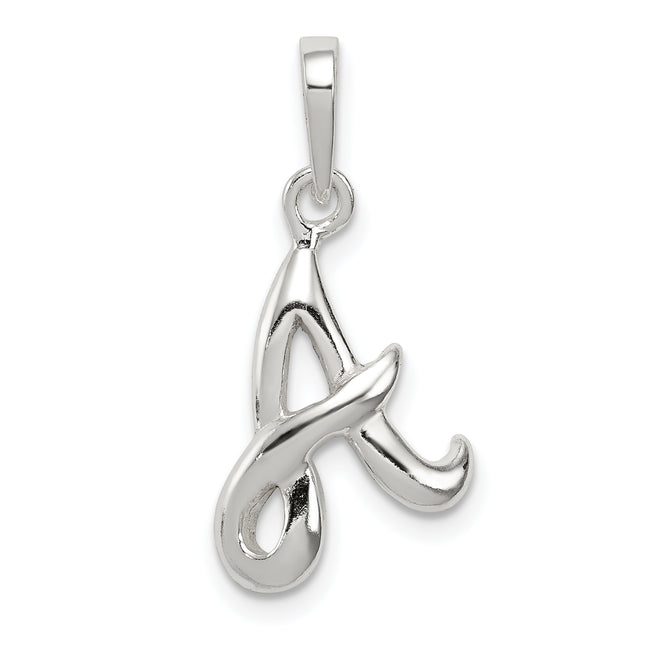 Sterling Silver Letter Initial Pendant