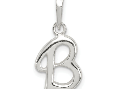 Sterling Silver Letter Initial Pendant