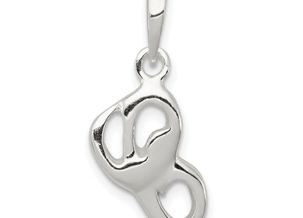 Sterling Silver Letter Initial Pendant