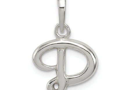 Sterling Silver Letter Initial Pendant