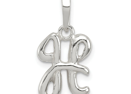 Sterling Silver Letter Initial Pendant