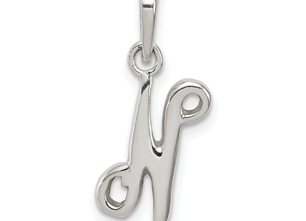 Sterling Silver Letter Initial Pendant