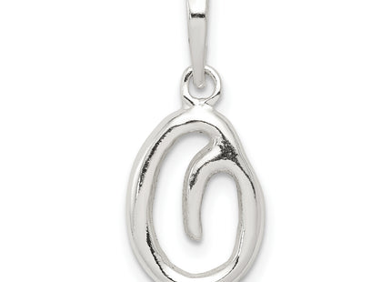 Sterling Silver Letter Initial Pendant