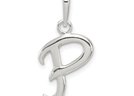 Sterling Silver Letter Initial Pendant