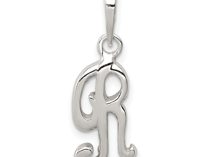 Sterling Silver Letter Initial Pendant