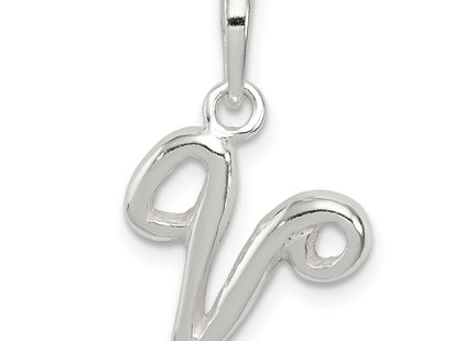Sterling Silver Letter Initial Pendant