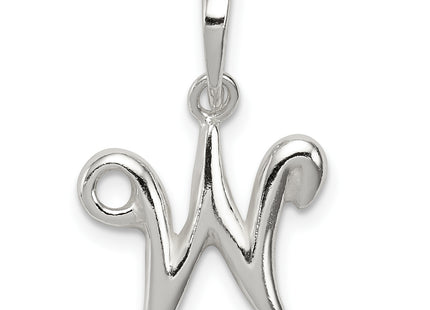 Sterling Silver Letter Initial Pendant