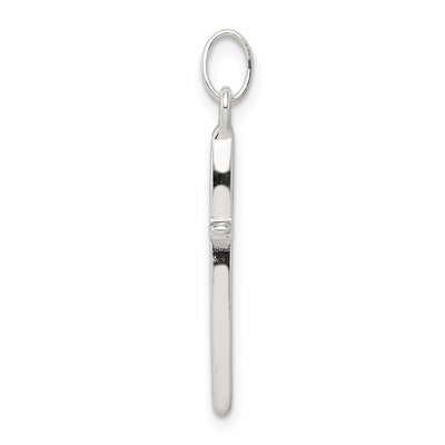 Sterling Silver Passion Cross Charm, 25 x 12mm