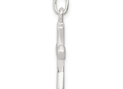 Sterling Silver Passion Cross Charm (Style QC6666)