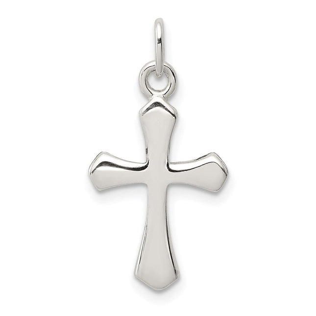 Sterling Silver Passion Cross Charm, 22 x 12mm