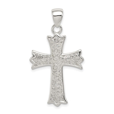 Sterling silver cross pendant