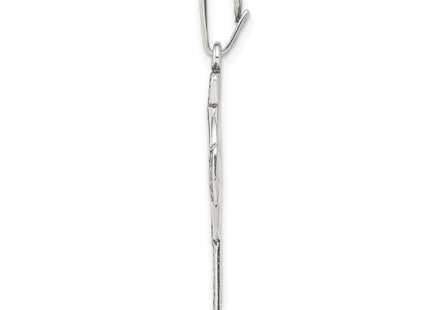 Sterling silver cross pendant, alternate view