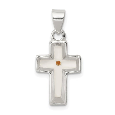 Sterling silver cross pendant