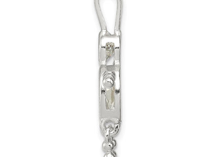 Sterling Silver Pendants Style QC6713APR - Classique Jewelry Inc.