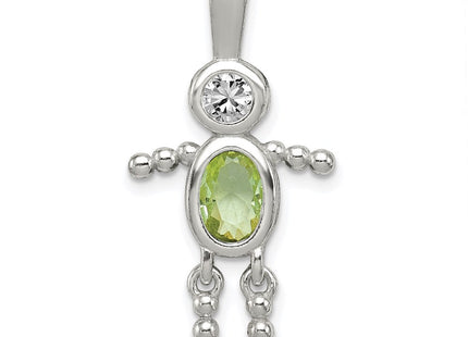 Sterling Silver Pendants Style QC6713AUG - Classique Jewelry Inc.