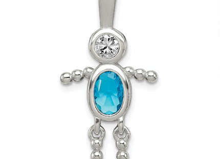 Sterling Silver Pendants Style QC6713DEC - Classique Jewelry Inc.